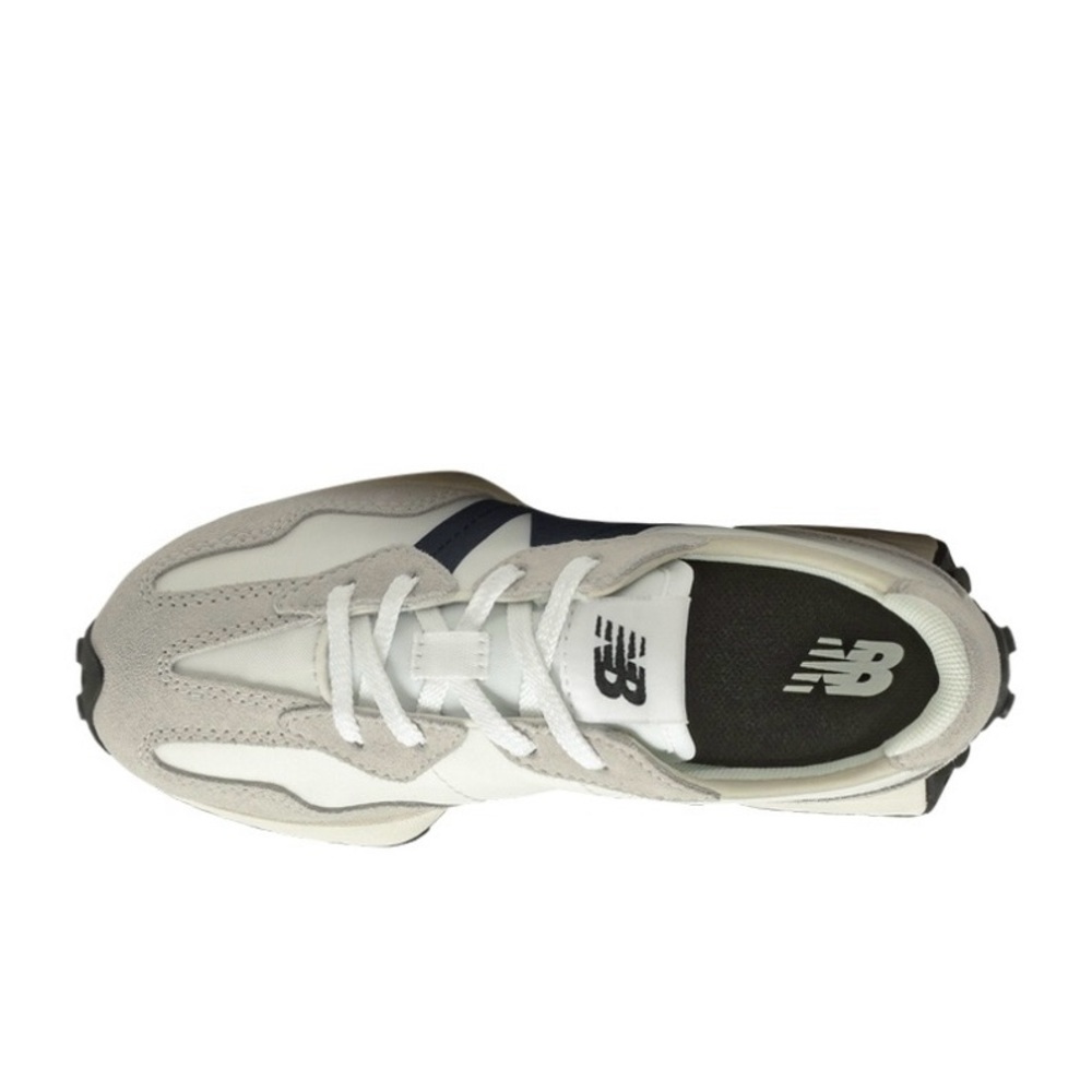 New Balance 327 White/Black Sea Salt Grey PS327FE  (PS) Size Unisex Kids NWB - Picture 4 of 16